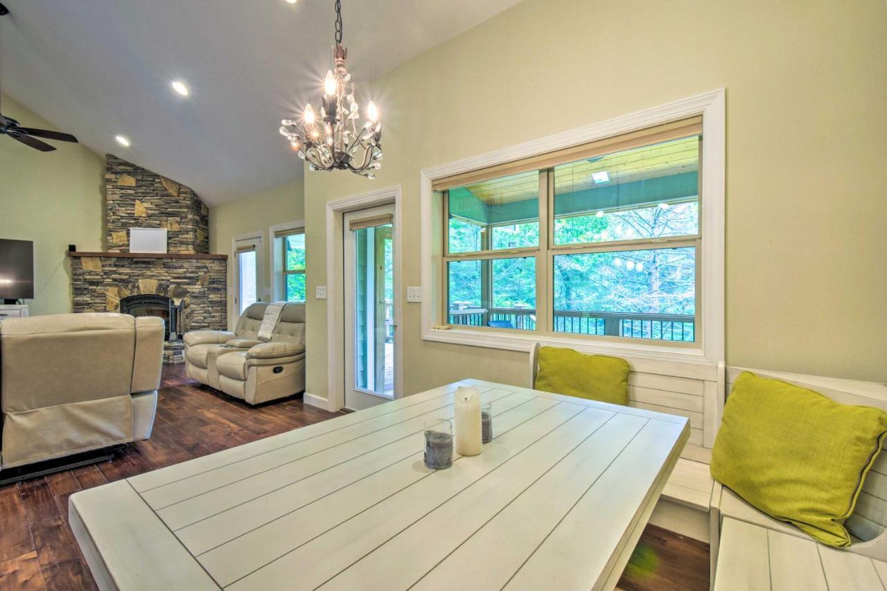 Cozy Riverside Dahlonega Home With Kayaks And Fire Pit Kültér fotó