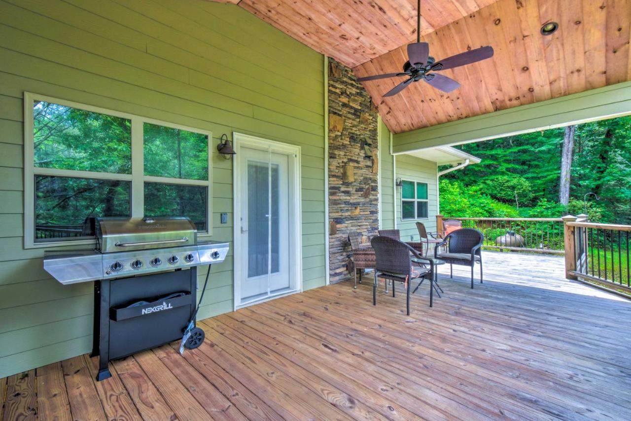 Cozy Riverside Dahlonega Home With Kayaks And Fire Pit Kültér fotó
