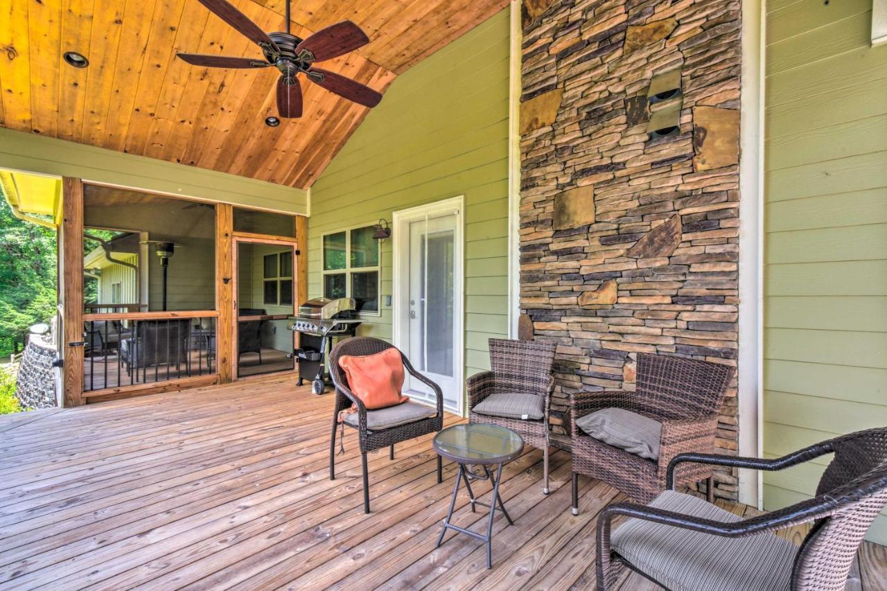 Cozy Riverside Dahlonega Home With Kayaks And Fire Pit Kültér fotó