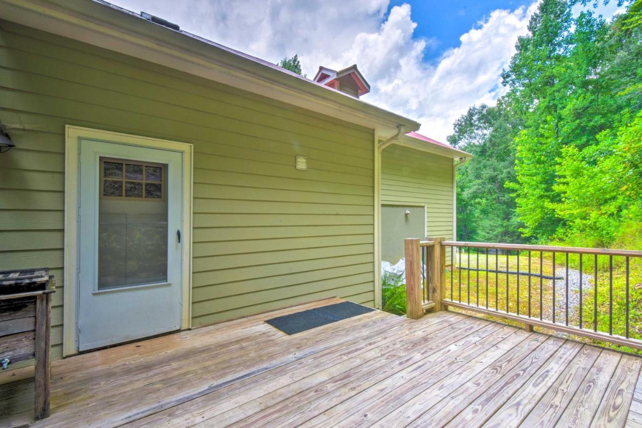 Cozy Riverside Dahlonega Home With Kayaks And Fire Pit Kültér fotó